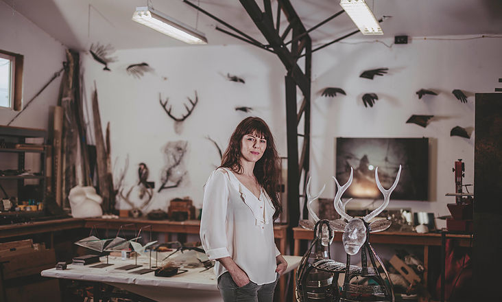 Jen Fuller, in Her Workshop