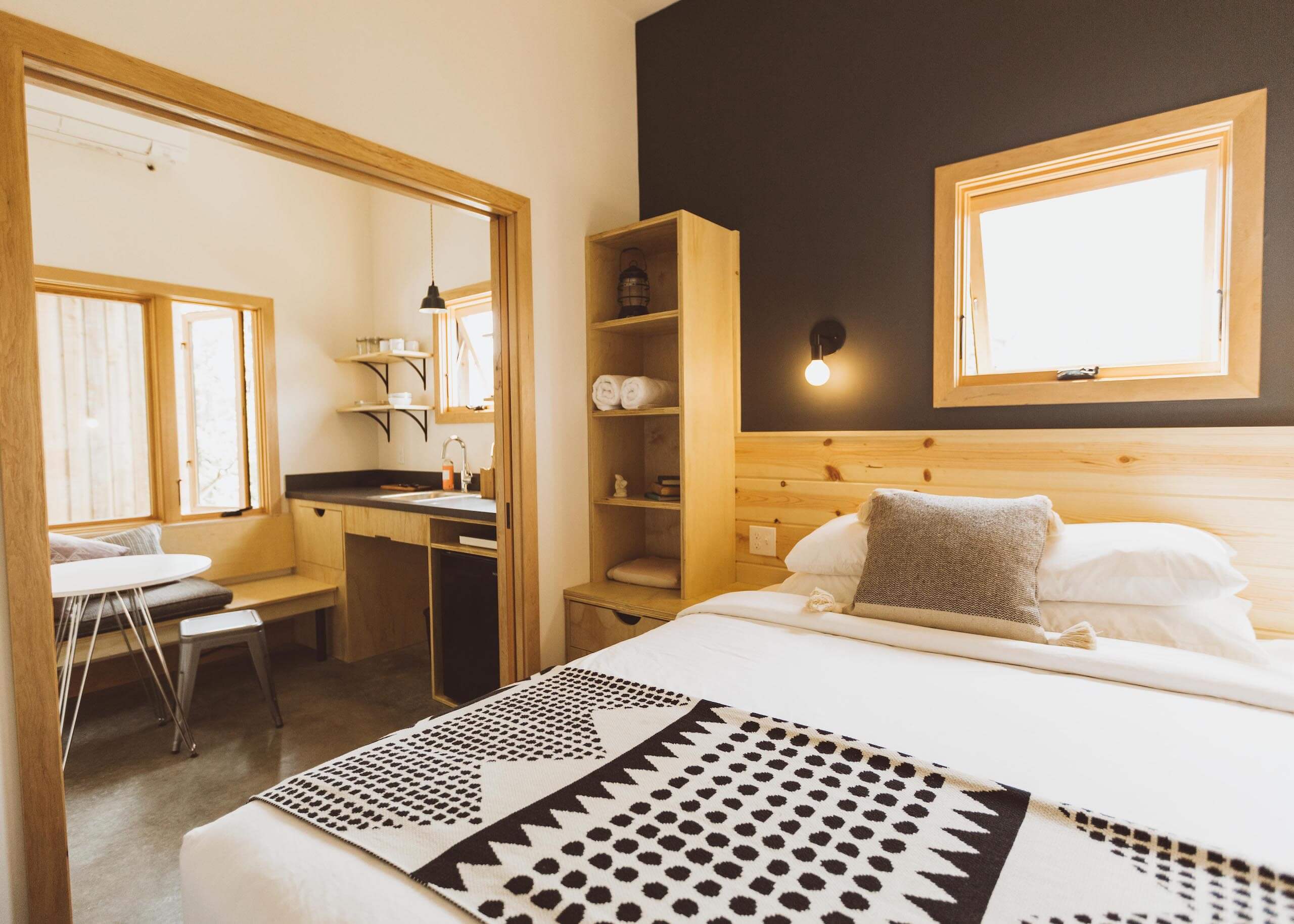 comfortable Surrey Exclude Cabin Rentals | The Society Hotel Bingen WA Boutique Cabin for Rent