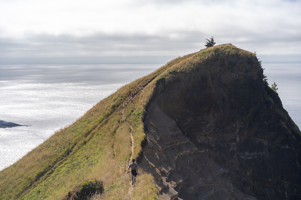 God's Thumb, a mountain-like outcropping on the Oregon Coast